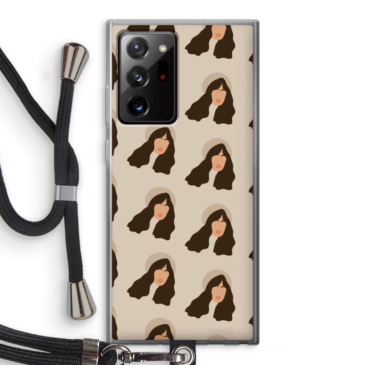 Bonjour mon amour: Samsung Galaxy Note 20 Ultra / Note 20 Ultra 5G Transparant Hoesje met koord