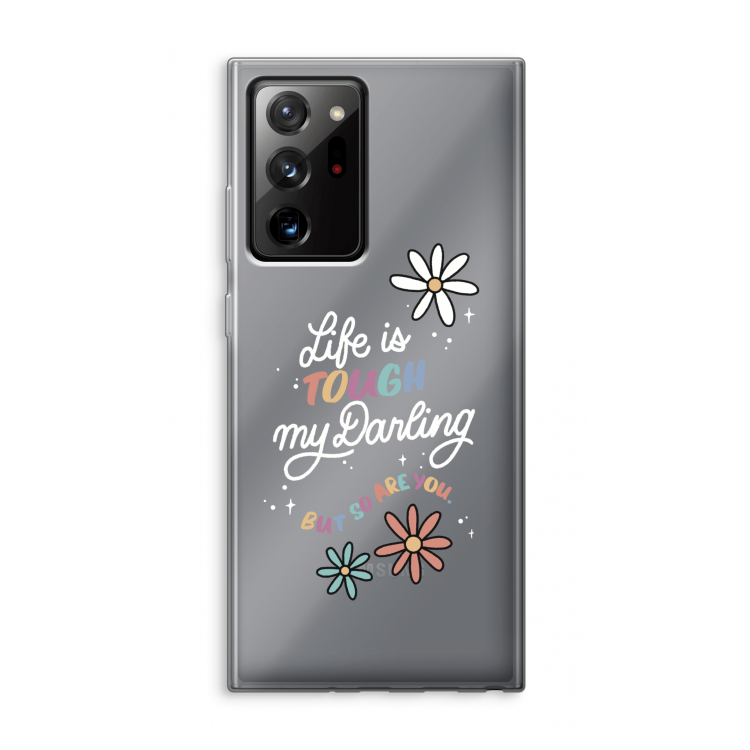 Tough Life: Samsung Galaxy Note 20 Ultra / Note 20 Ultra 5G Transparant Hoesje