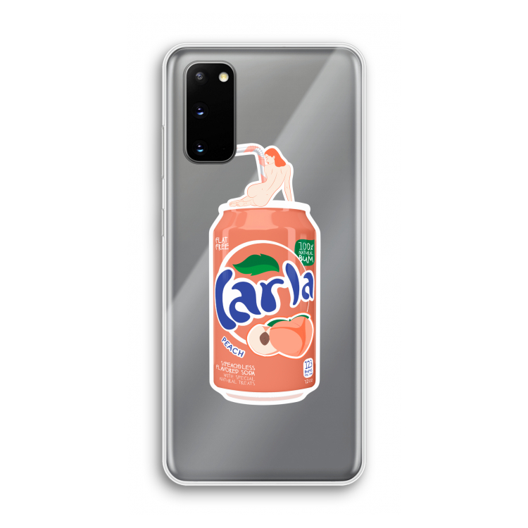 S(peach)less: Samsung Galaxy S20 Transparant Hoesje