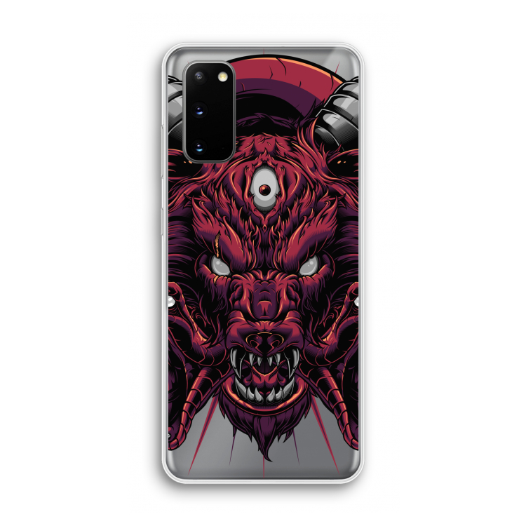 Hell Hound and Serpents: Samsung Galaxy S20 Transparant Hoesje