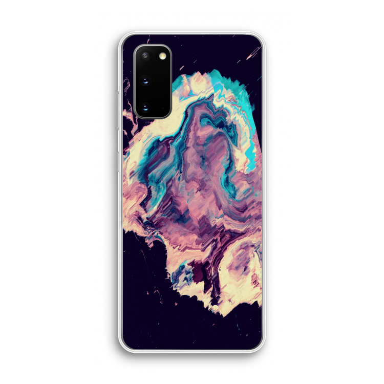 Cosmic Silence: Samsung Galaxy S20 Transparant Hoesje