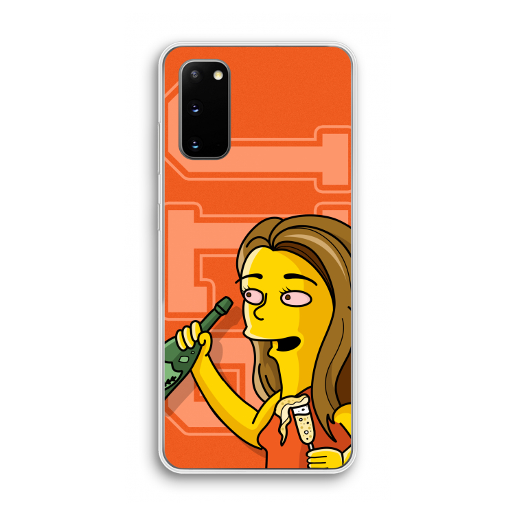 Jamie Lee Simpson: Samsung Galaxy S20 Transparant Hoesje