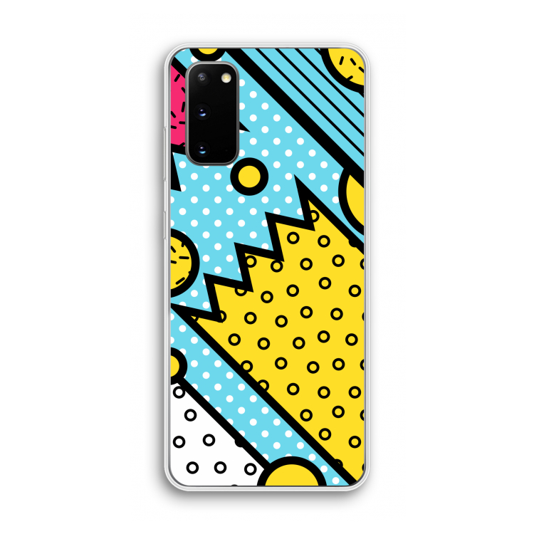 Pop Art #1: Samsung Galaxy S20 Transparant Hoesje