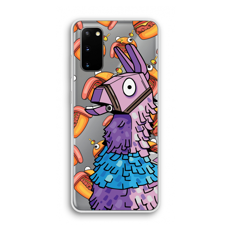 Loot Burger: Samsung Galaxy S20 Transparant Hoesje