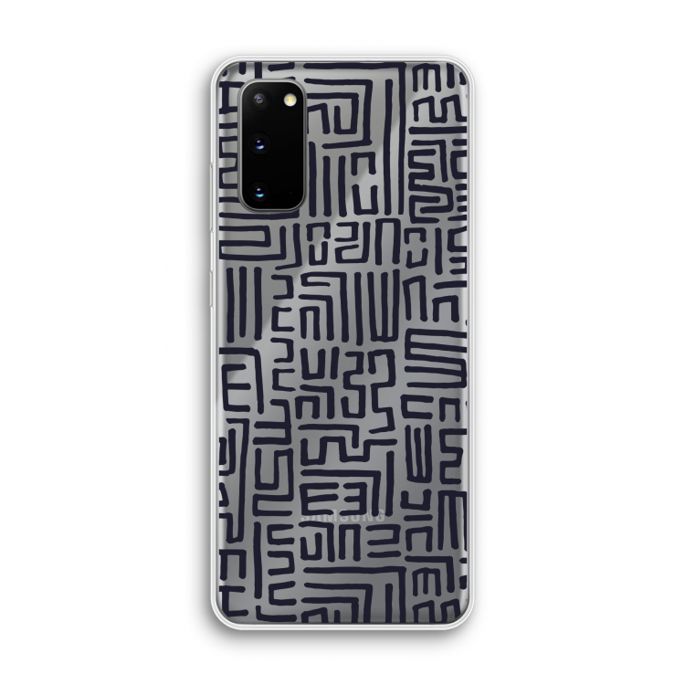 Moroccan Print: Samsung Galaxy S20 Transparant Hoesje