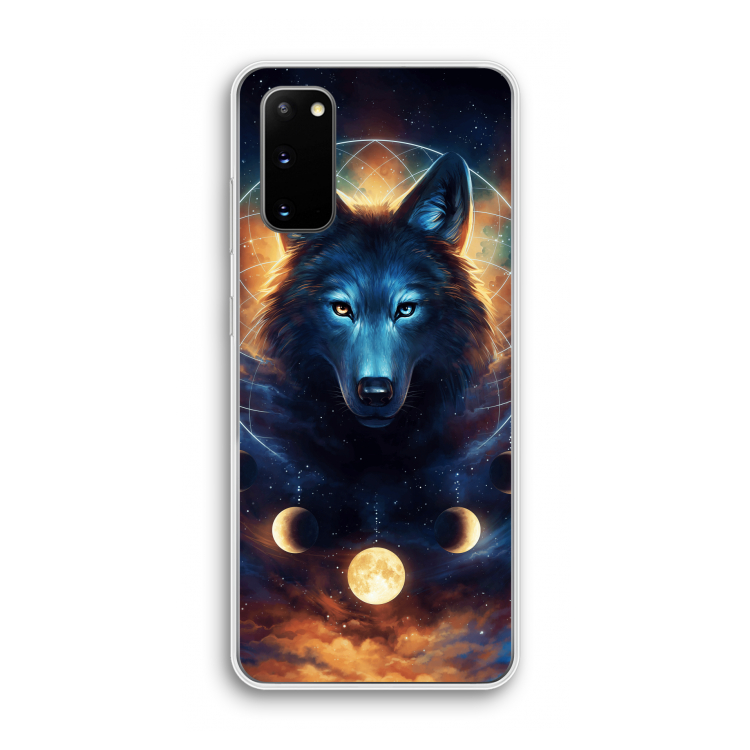 Wolf Dreamcatcher: Samsung Galaxy S20 Transparant Hoesje