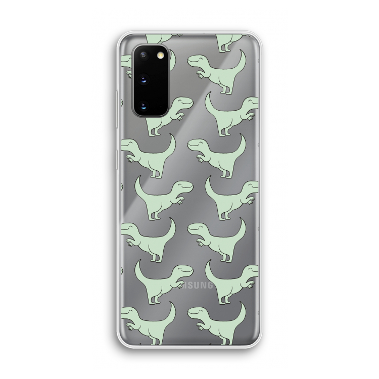 Dinos: Samsung Galaxy S20 Transparant Hoesje