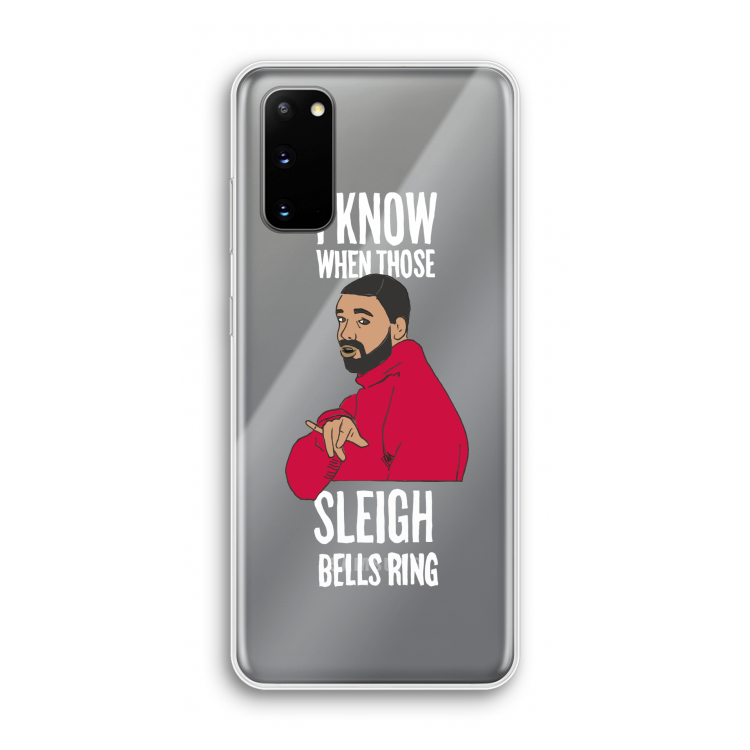 Sleigh Bells Ring: Samsung Galaxy S20 Transparant Hoesje