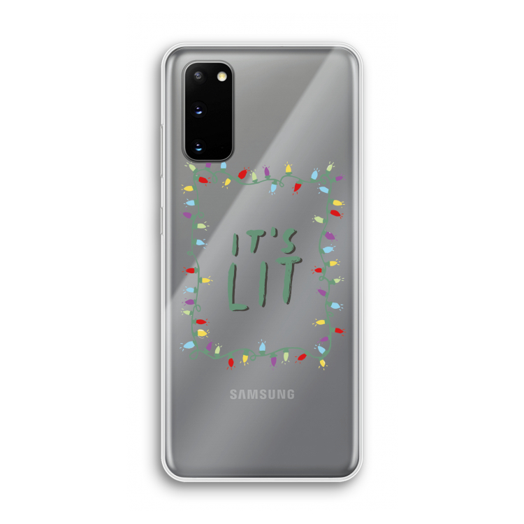 It's Lit: Samsung Galaxy S20 Transparant Hoesje