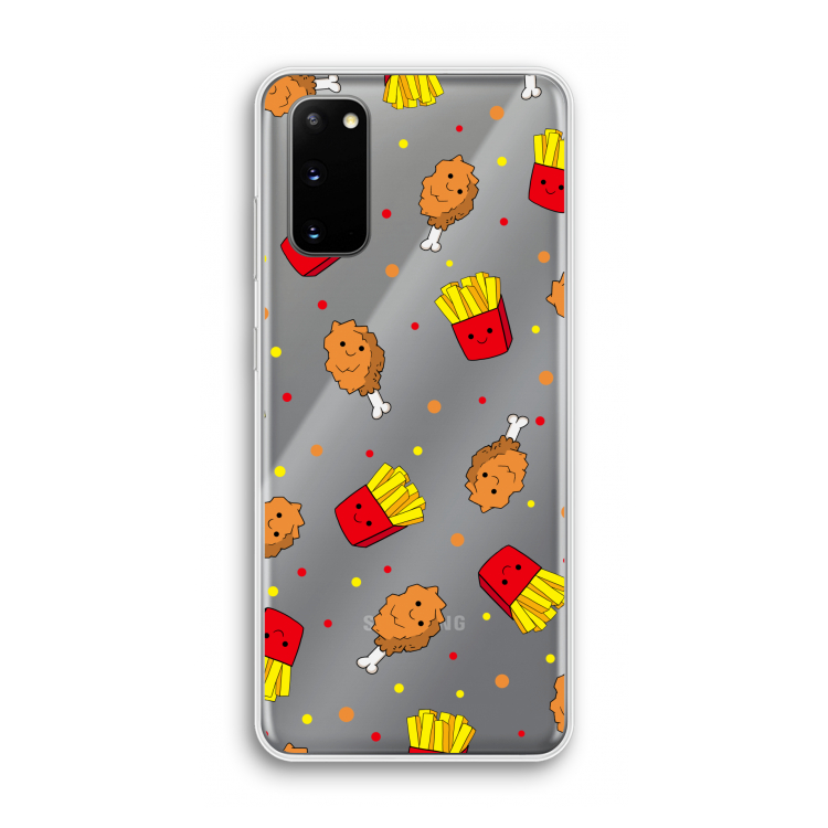 Chicken 'n Fries: Samsung Galaxy S20 Transparant Hoesje