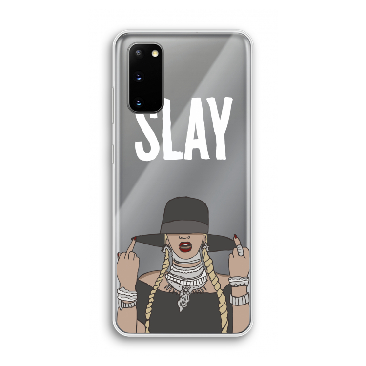 Slay All Day: Samsung Galaxy S20 Transparant Hoesje