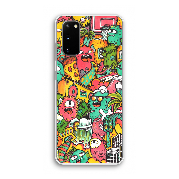 Vexx City: Samsung Galaxy S20 Transparant Hoesje