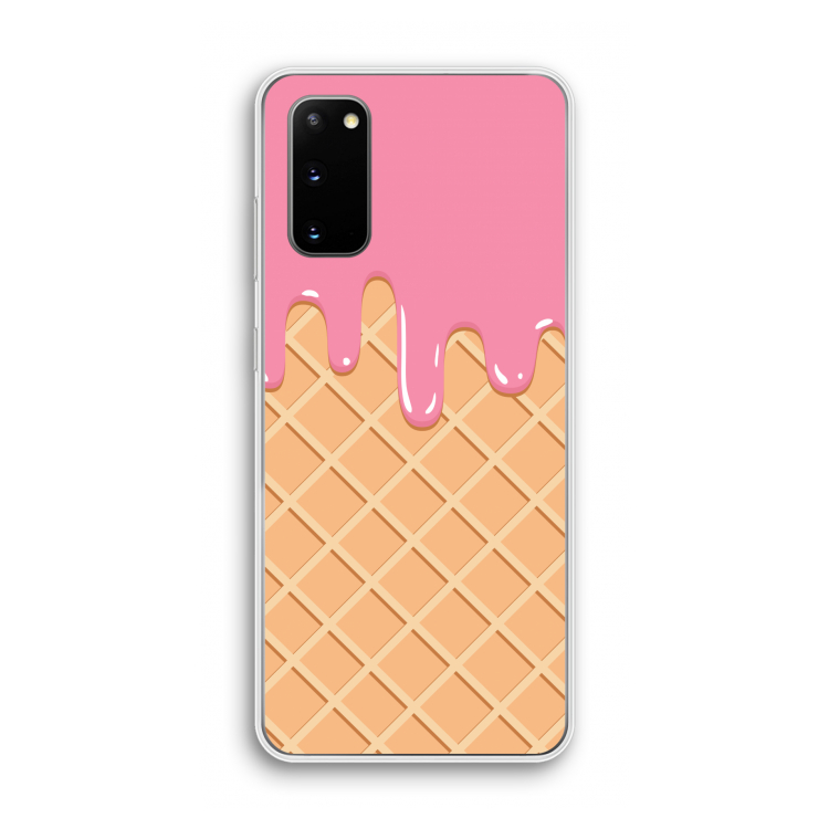 Ice cream: Samsung Galaxy S20 Transparant Hoesje