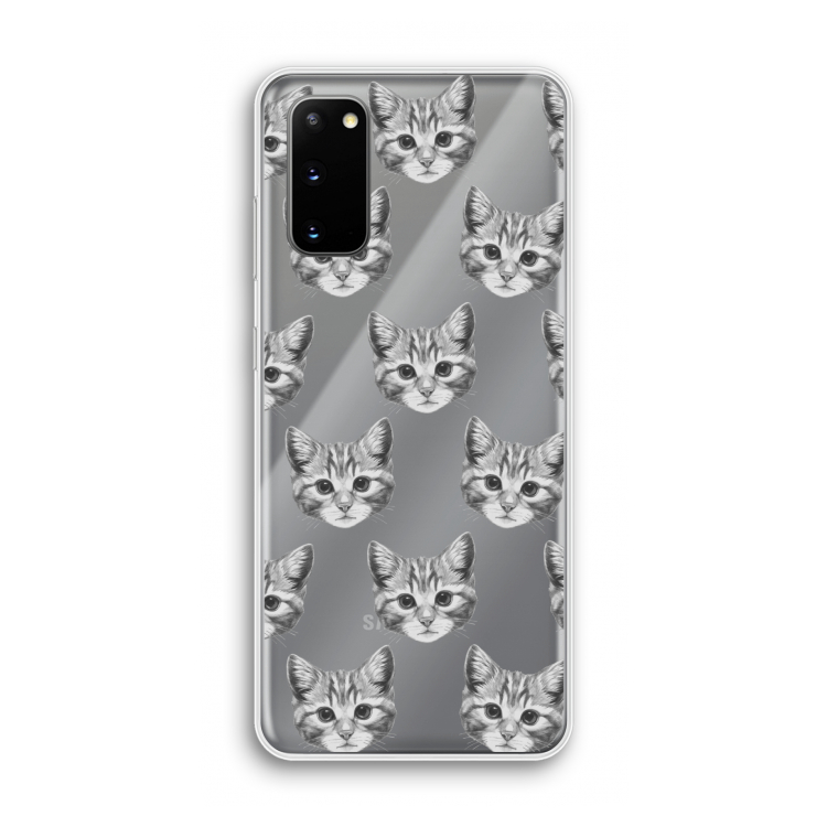 Kitten: Samsung Galaxy S20 Transparant Hoesje