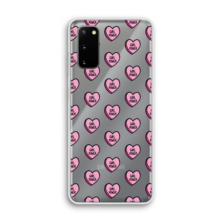 GIRL POWER: Samsung Galaxy S20 Transparant Hoesje