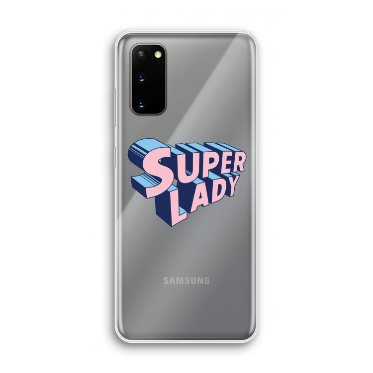 Superlady: Samsung Galaxy S20 Transparant Hoesje
