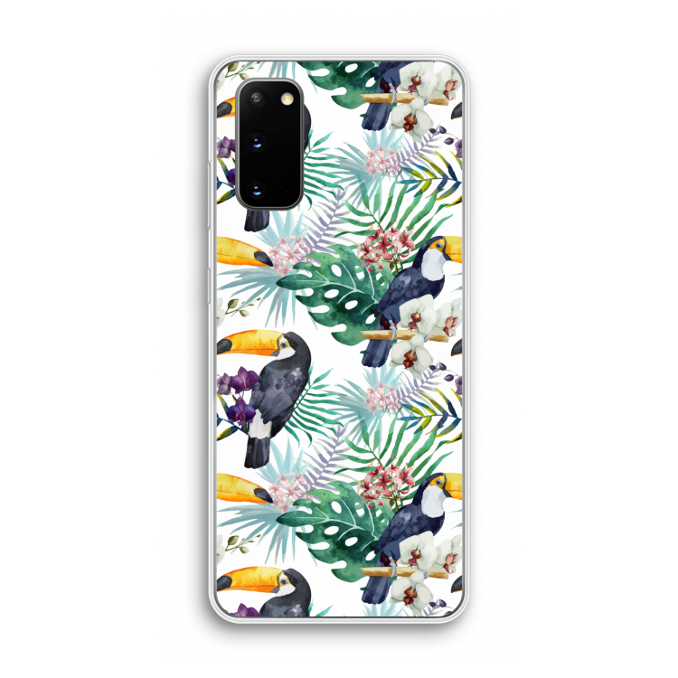 Tukans: Samsung Galaxy S20 Transparant Hoesje