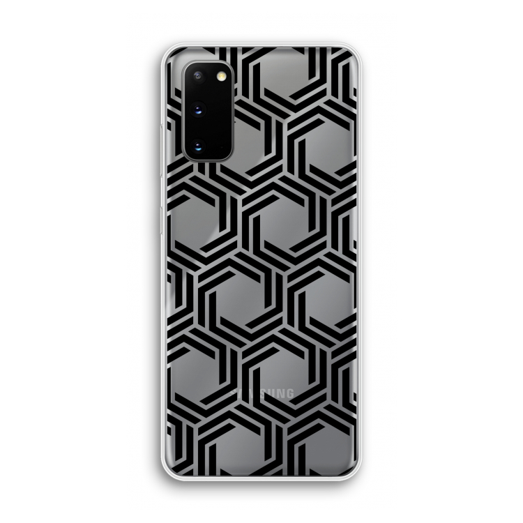 Geometrisch patroon: Samsung Galaxy S20 Transparant Hoesje