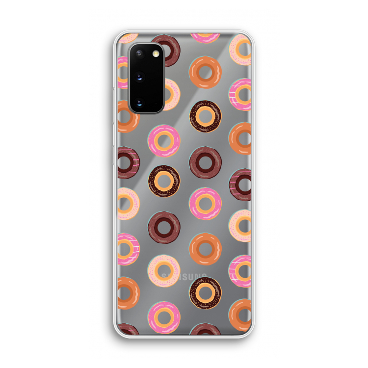 Donuts: Samsung Galaxy S20 Transparant Hoesje