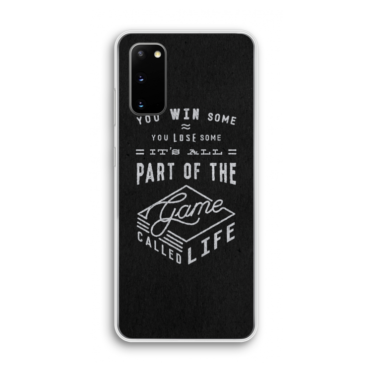 Life: Samsung Galaxy S20 Transparant Hoesje