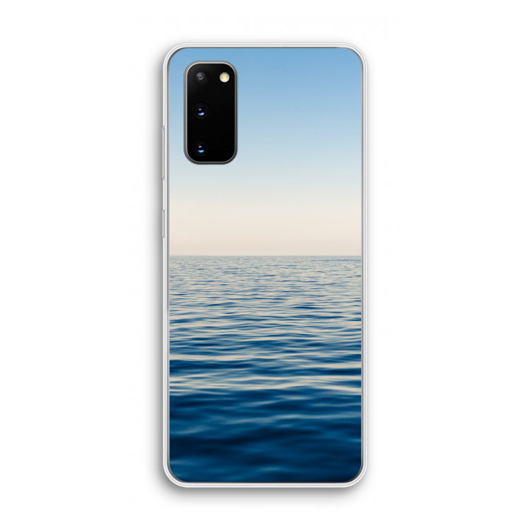 Water horizon: Samsung Galaxy S20 Transparant Hoesje