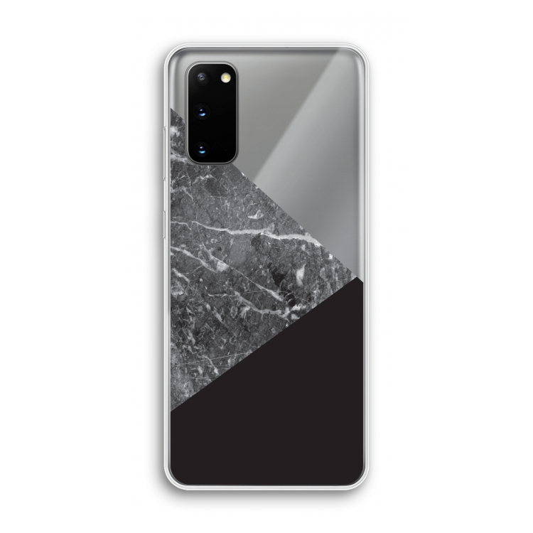 Combinatie marmer: Samsung Galaxy S20 Transparant Hoesje
