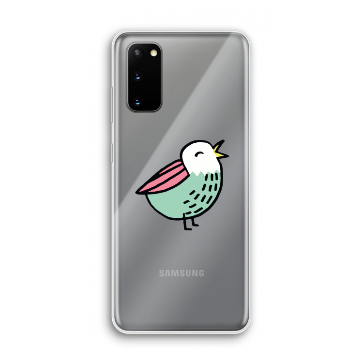 Birdy: Samsung Galaxy S20 Transparant Hoesje