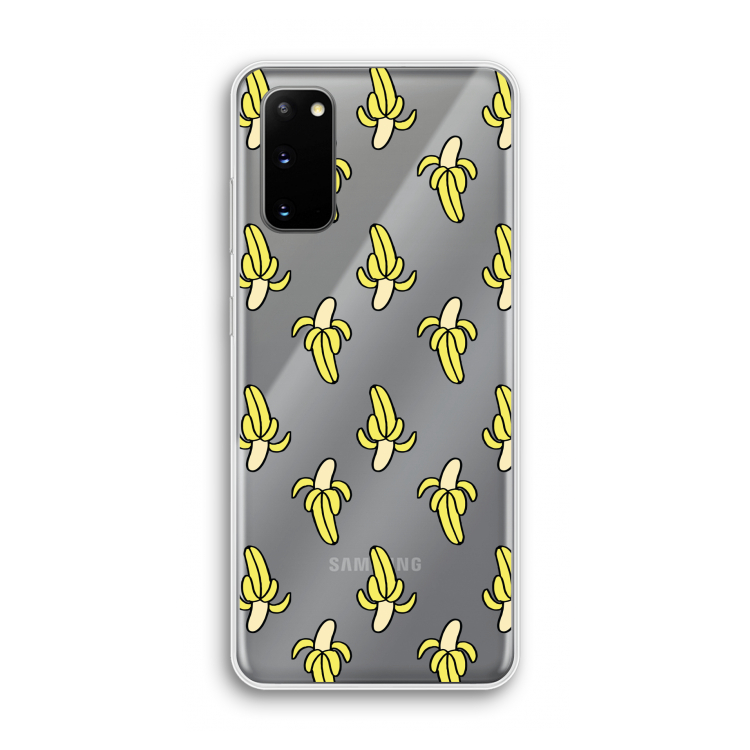 Bananas: Samsung Galaxy S20 Transparant Hoesje