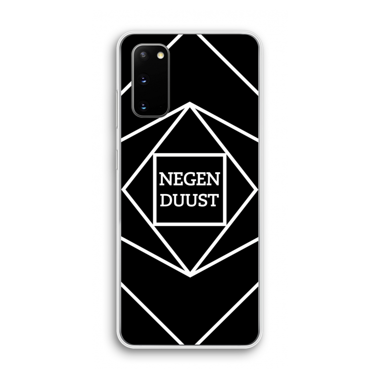 Negenduust geometrisch: Samsung Galaxy S20 Transparant Hoesje