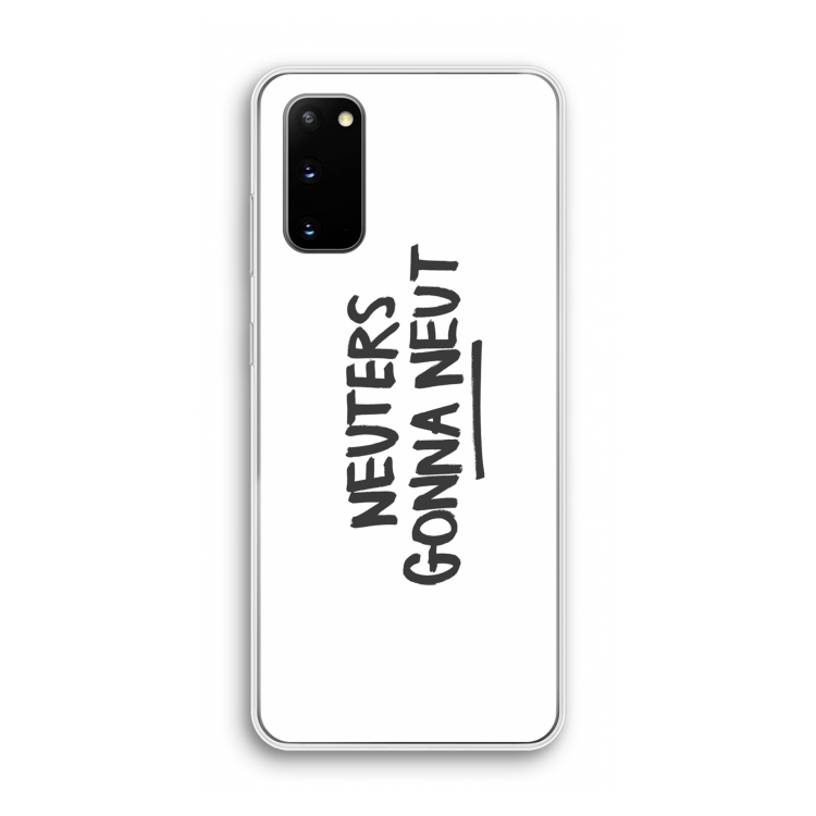 Neuters: Samsung Galaxy S20 Transparant Hoesje