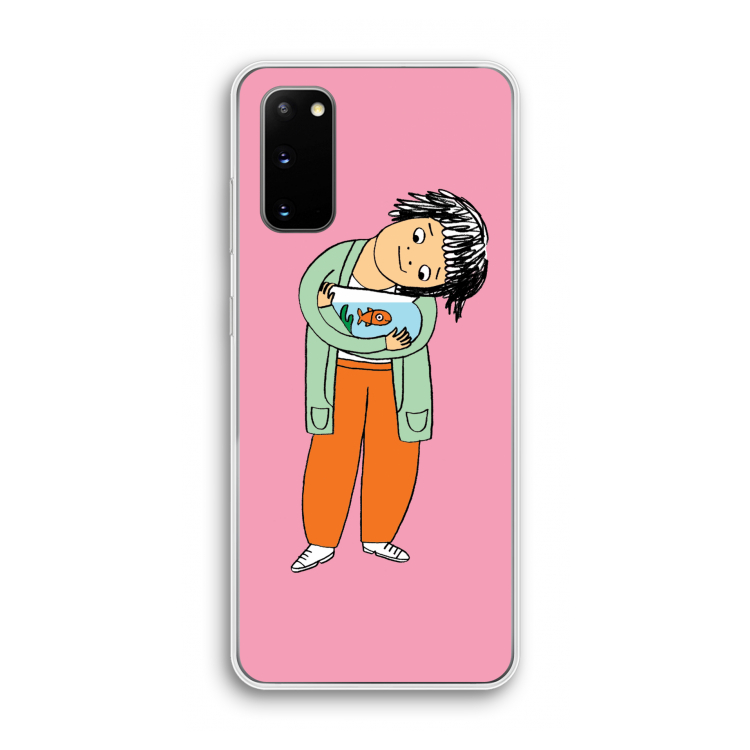 Visknuffel: Samsung Galaxy S20 Transparant Hoesje