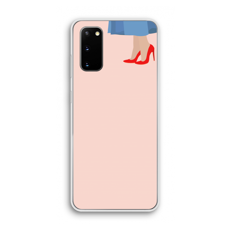 High heels: Samsung Galaxy S20 Transparant Hoesje