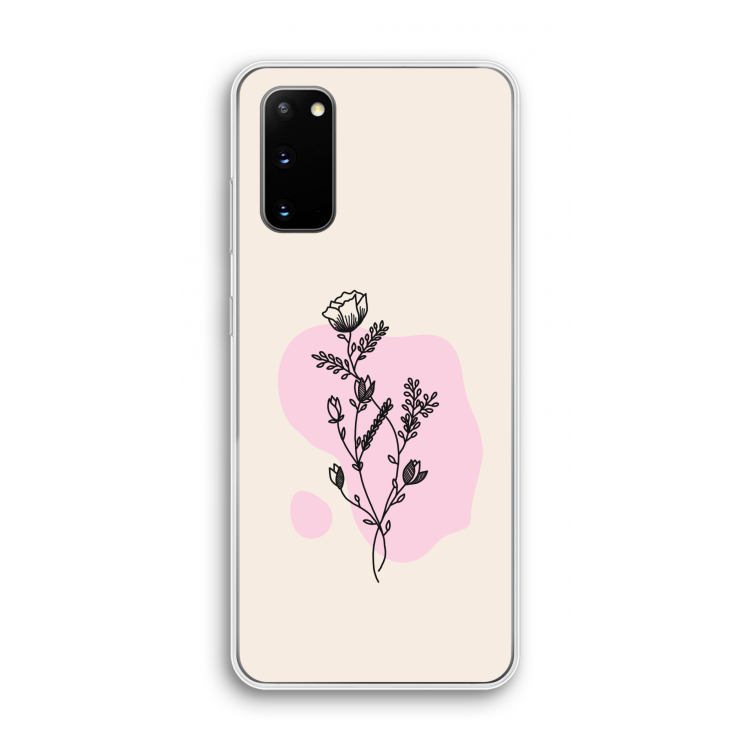 Roses are red: Samsung Galaxy S20 Transparant Hoesje