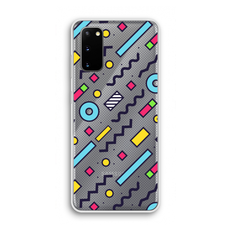 8-bit N°8: Samsung Galaxy S20 Transparant Hoesje