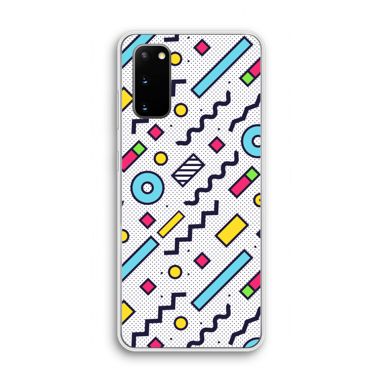 8-bit N°8: Samsung Galaxy S20 Transparant Hoesje