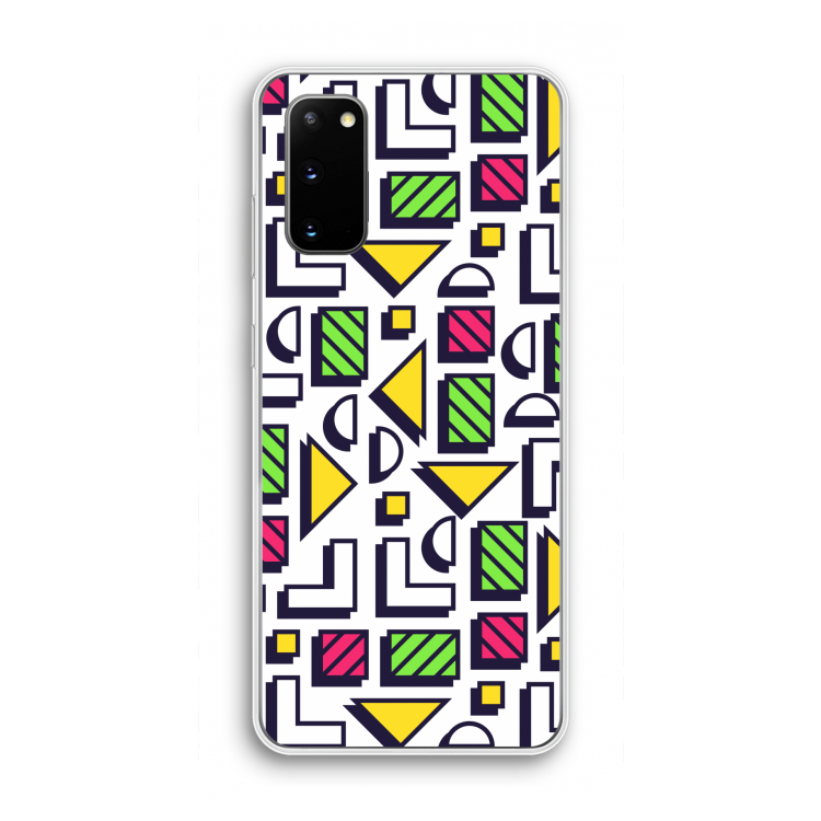 8-bit N°4: Samsung Galaxy S20 Transparant Hoesje