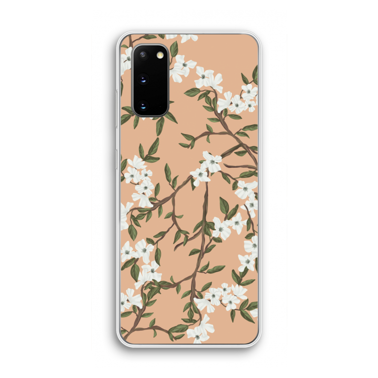Blossoming spring: Samsung Galaxy S20 Transparant Hoesje