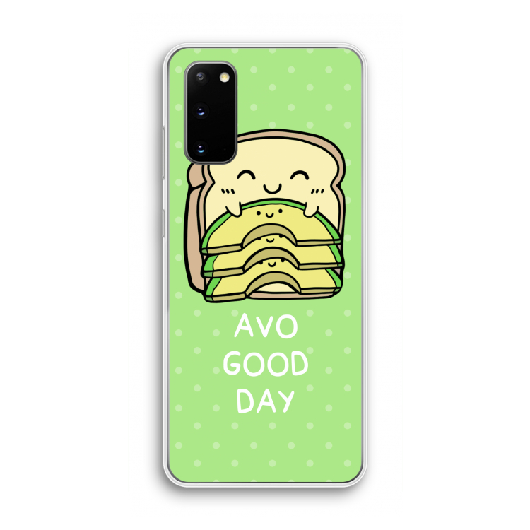 Avo Good Day: Samsung Galaxy S20 Transparant Hoesje