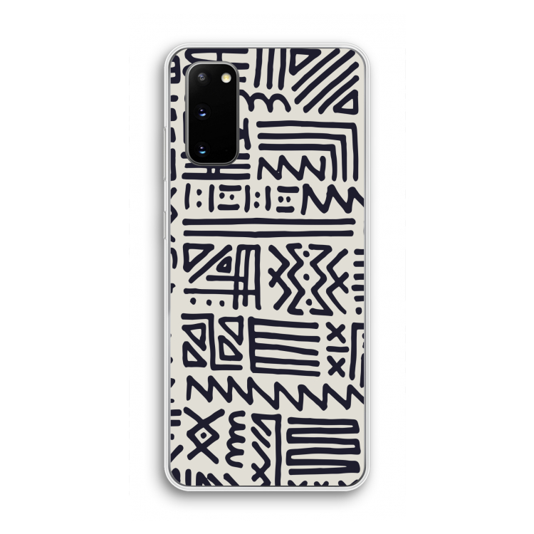 Marrakech print: Samsung Galaxy S20 Transparant Hoesje