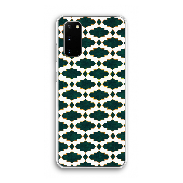 Moroccan tiles: Samsung Galaxy S20 Transparant Hoesje