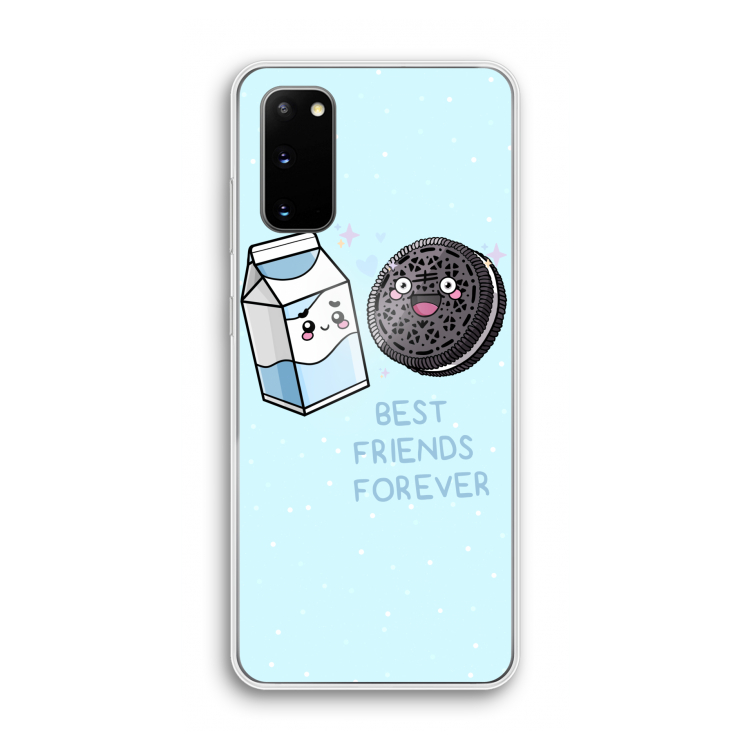 Best Friend Forever: Samsung Galaxy S20 Transparant Hoesje
