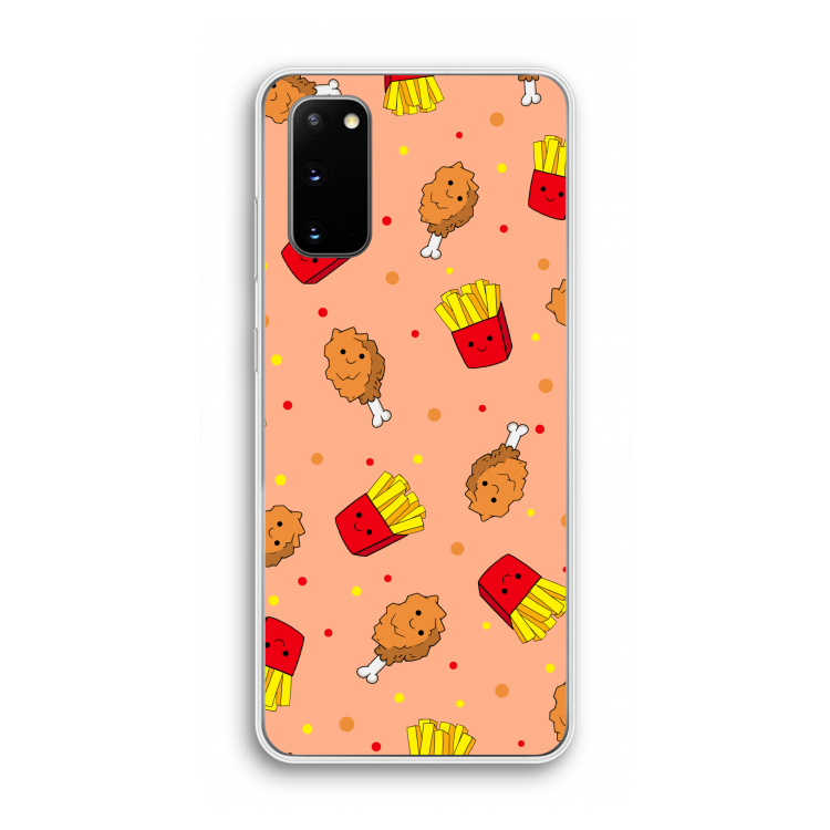 Chicken 'n Fries: Samsung Galaxy S20 Transparant Hoesje