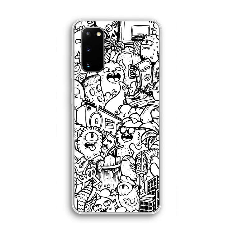 Vexx City #2: Samsung Galaxy S20 Transparant Hoesje