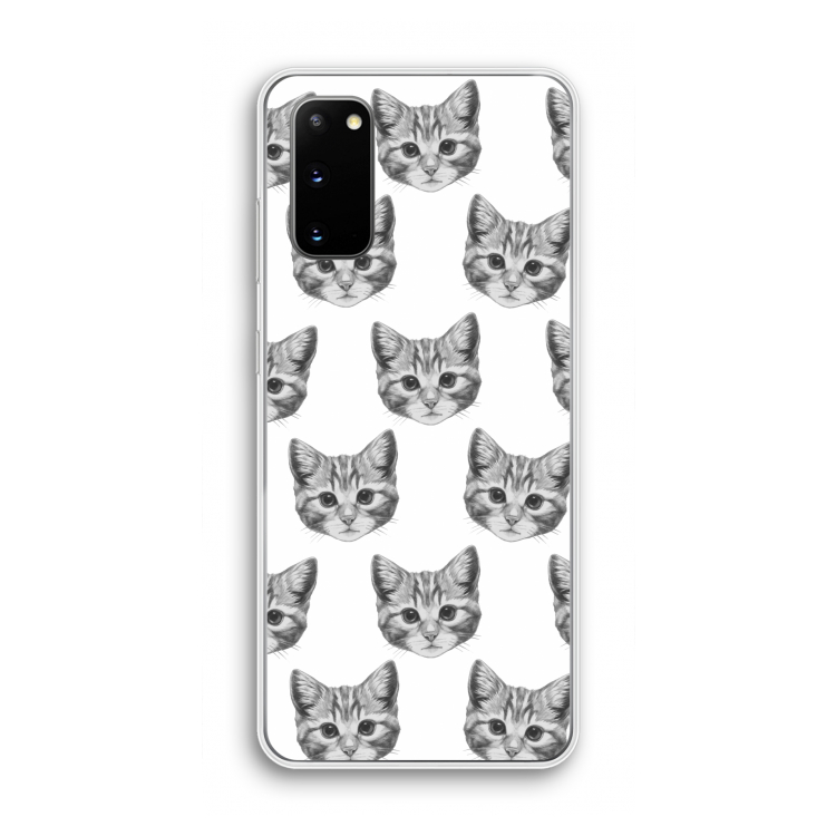 Kitten: Samsung Galaxy S20 Transparant Hoesje