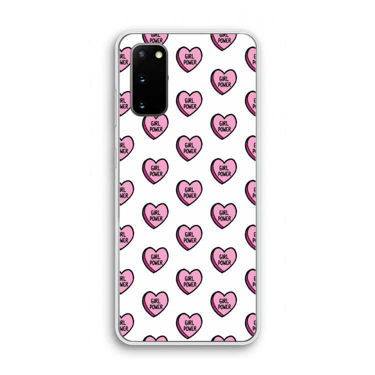 GIRL POWER: Samsung Galaxy S20 Transparant Hoesje