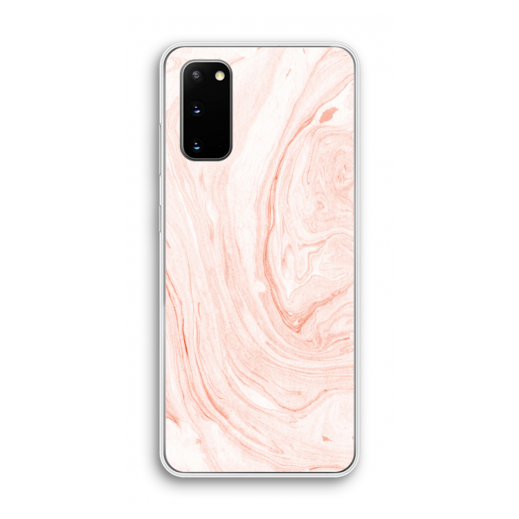 Peach bath: Samsung Galaxy S20 Transparant Hoesje