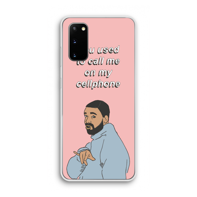 Hotline bling: Samsung Galaxy S20 Transparant Hoesje