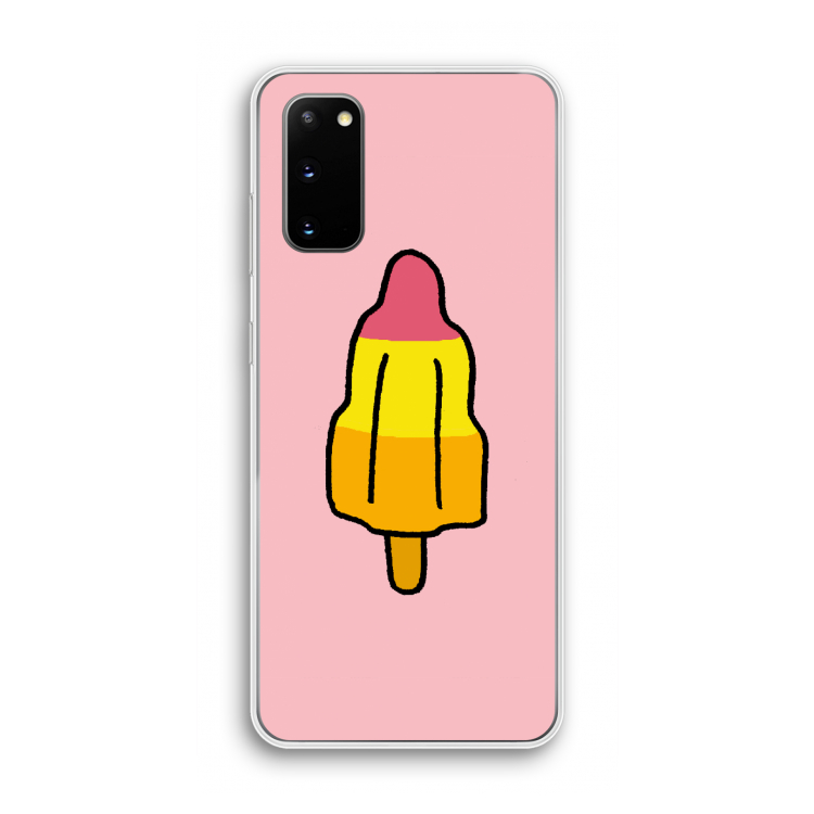 Raketijsje: Samsung Galaxy S20 Transparant Hoesje