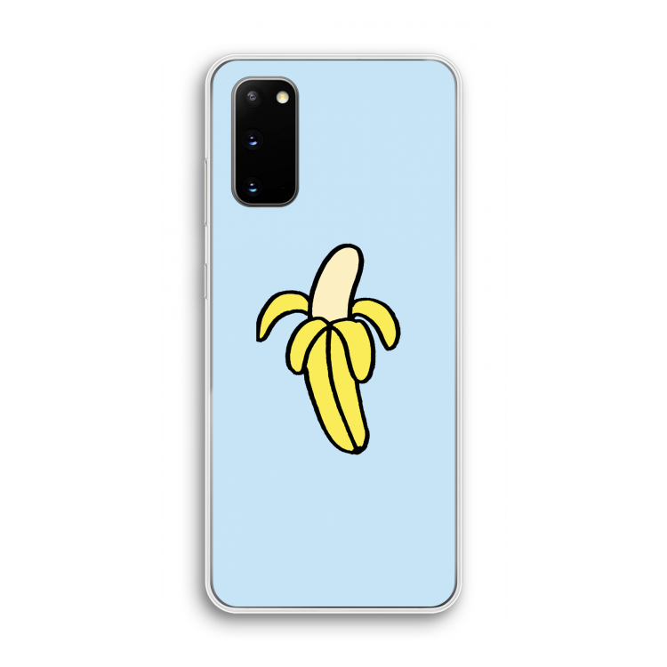 Banana: Samsung Galaxy S20 Transparant Hoesje