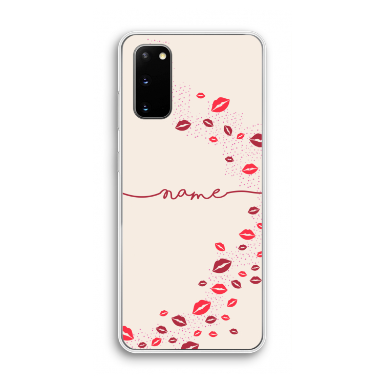 Kusjes: Samsung Galaxy S20 Transparant Hoesje